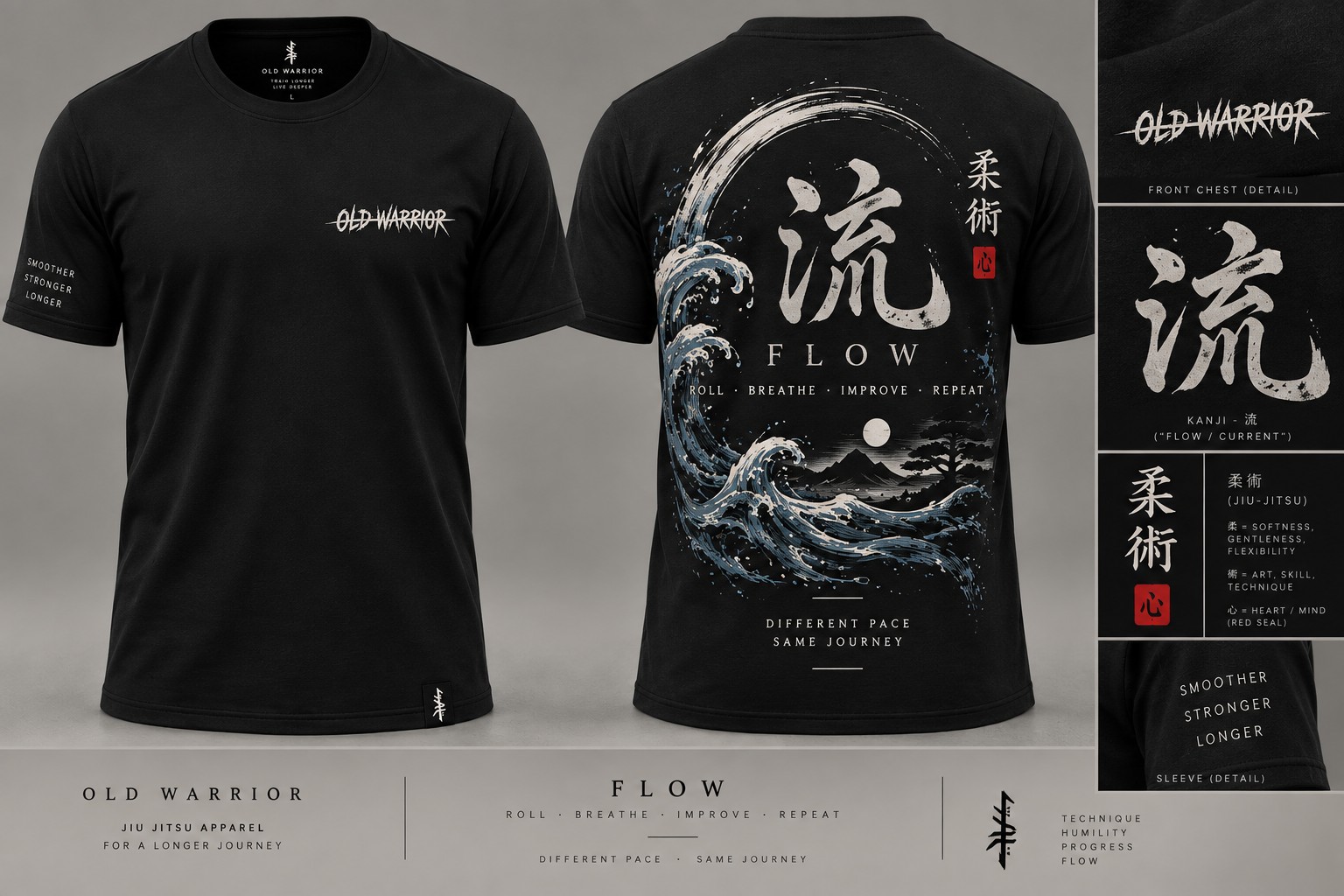 Old Warrior Flow lifestyle shirt